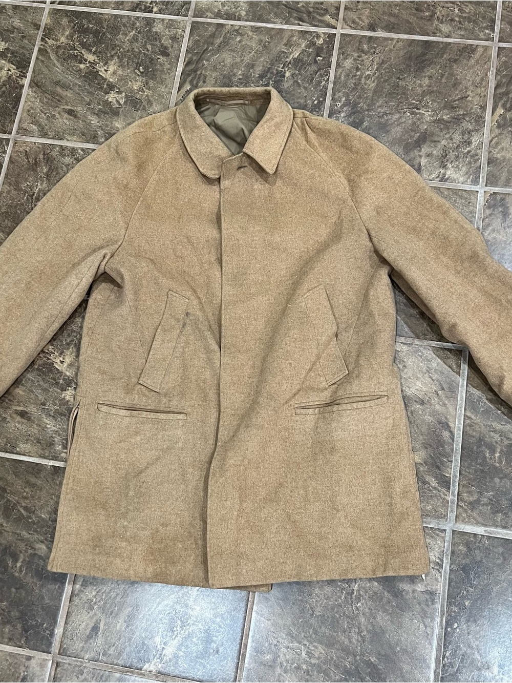 Vintage Steinbock Tyroler Loden Coat Austria Custom Tailored Gollhofer Wool